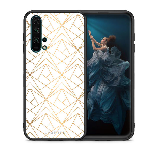 Geometric Luxury White - Honor 20 Pro θήκη