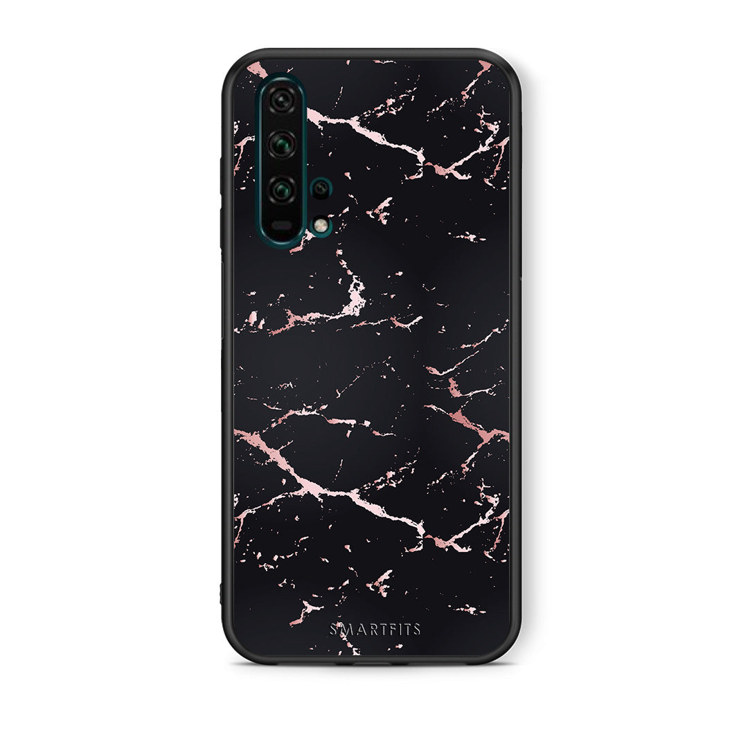 Marble Black Rosegold - Honor 20 Pro θήκη