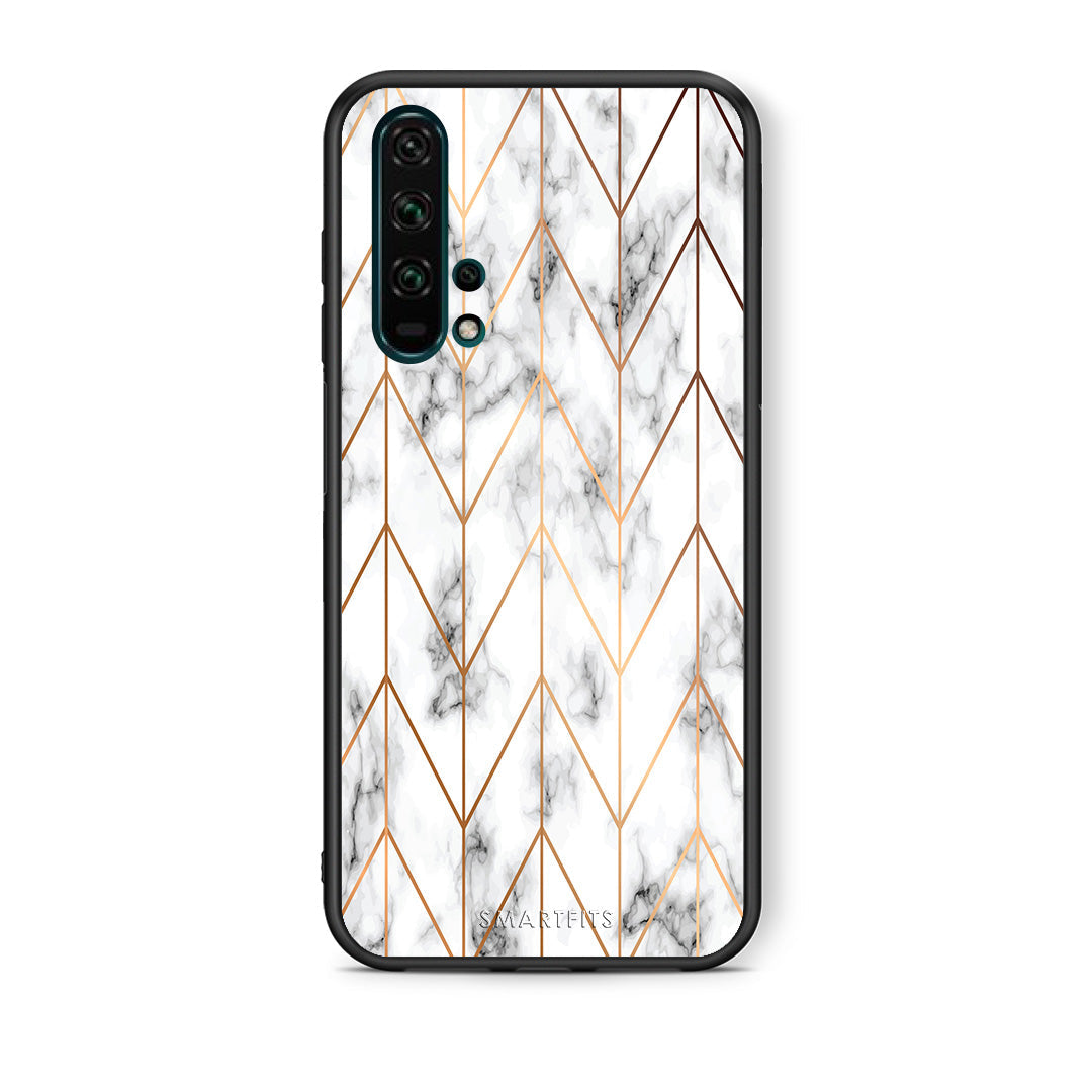Marble Gold Geometric - Honor 20 Pro θήκη