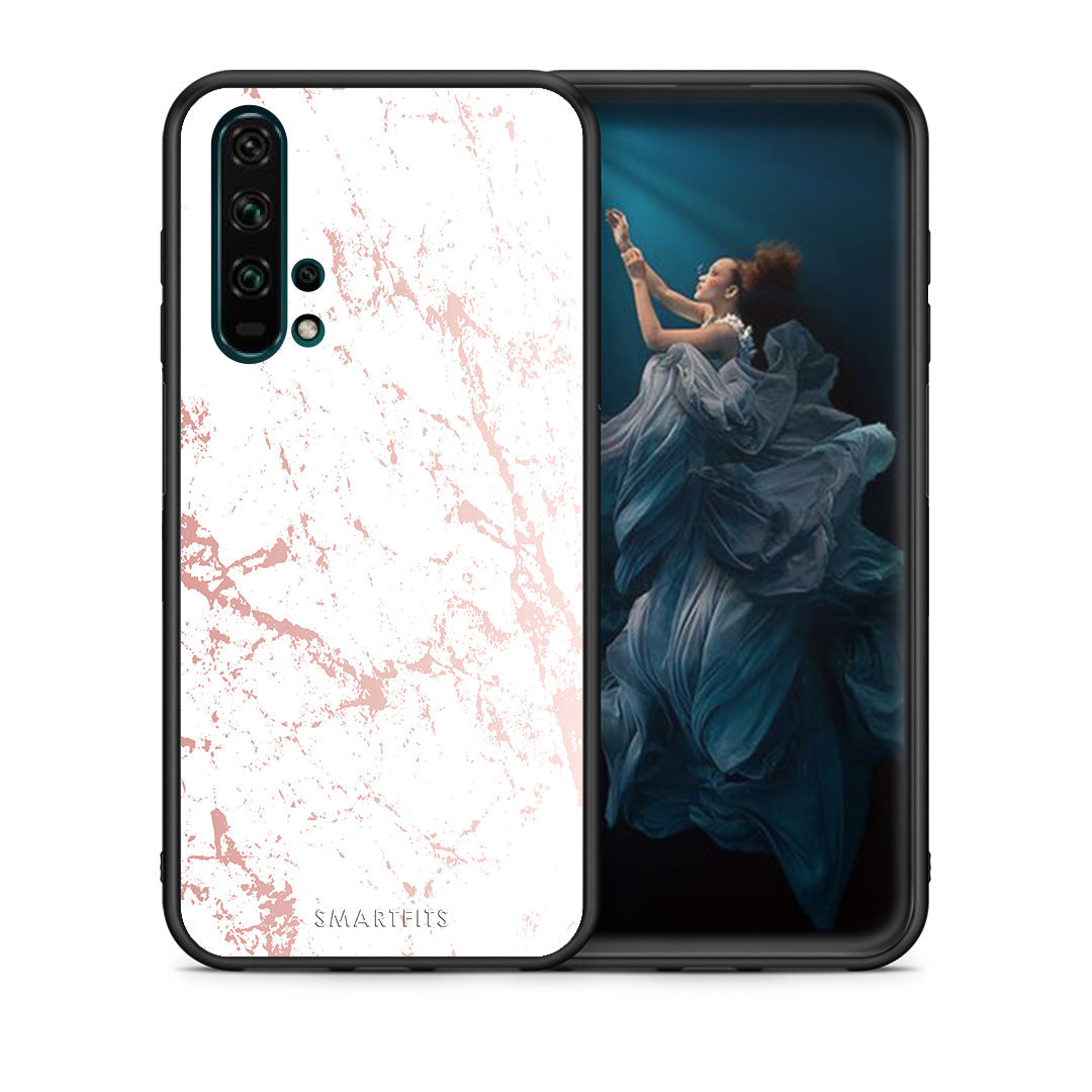 Marble Pink Splash - Honor 20 Pro θήκη