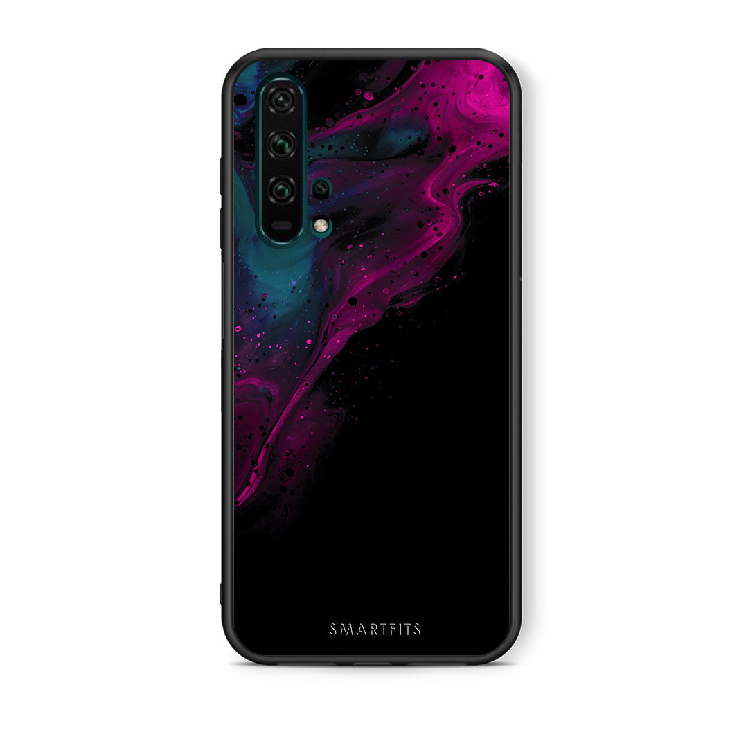 Watercolor Pink Black - Honor 20 Pro θήκη
