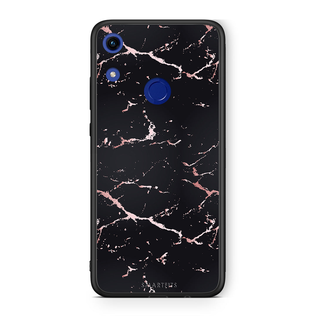 Marble Black Rosegold - Honor 8A θήκη