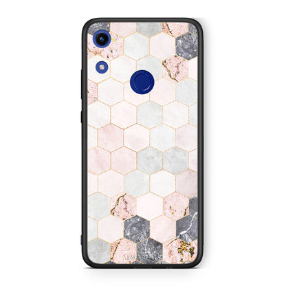 Marble Hexagon Pink - Honor 8A θήκη