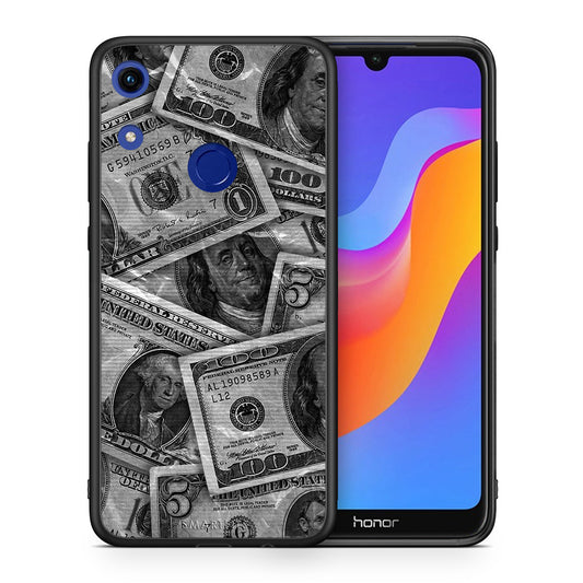 Money Dollars - Honor 8A θήκη