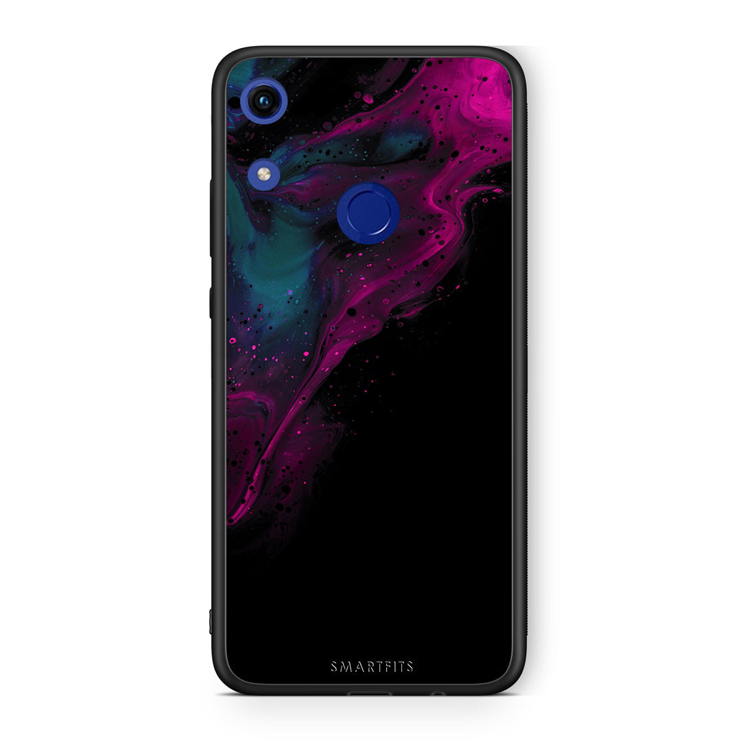 Watercolor Pink Black - Honor 8A θήκη