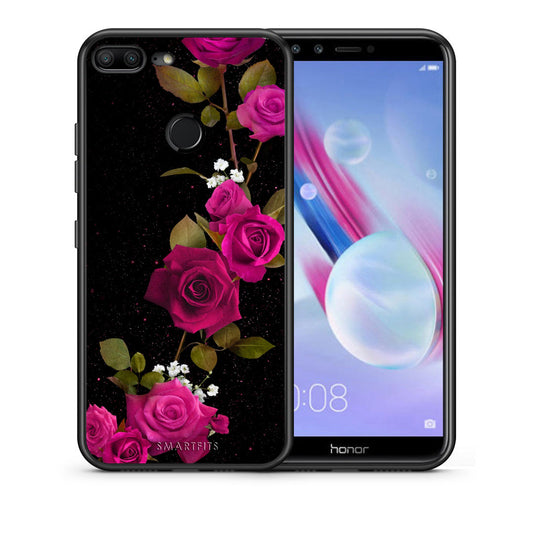 Flower Red Roses - Honor 9 Lite θήκη