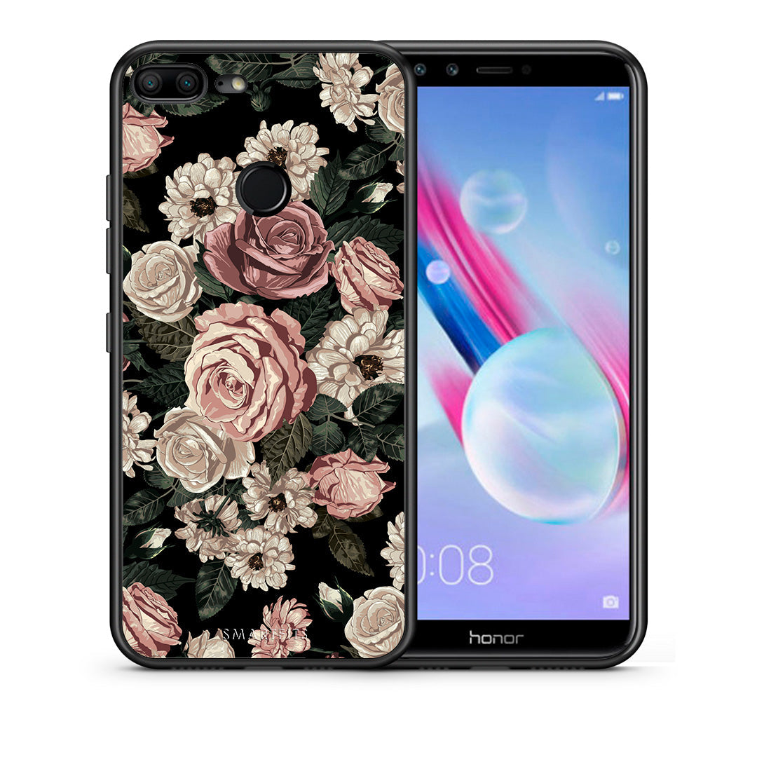 Flower Wild Roses - Honor 9 Lite θήκη