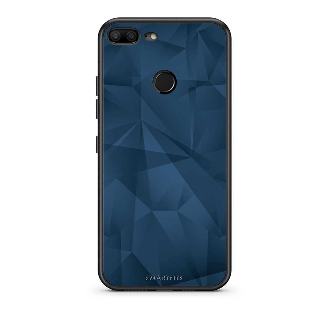 Geometric Blue Abstract - Honor 9 Lite θήκη