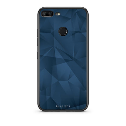Geometric Blue Abstract - Honor 9 Lite θήκη