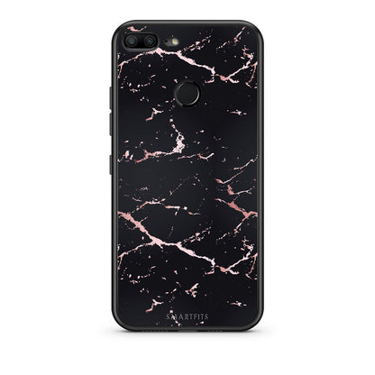 Marble Black Rosegold - Honor 9 Lite θήκη