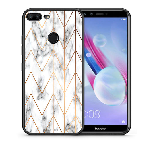 Marble Gold Geometric - Honor 9 Lite θήκη