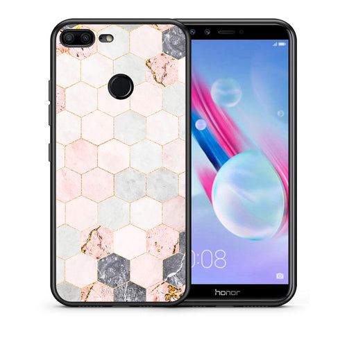 Marble Hexagon Pink - Honor 9 Lite θήκη
