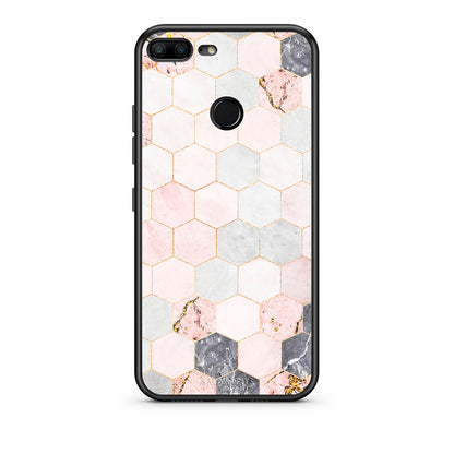 Marble Hexagon Pink - Honor 9 Lite θήκη