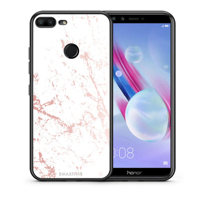 Marble Pink Splash - Honor 9 Lite θήκη
