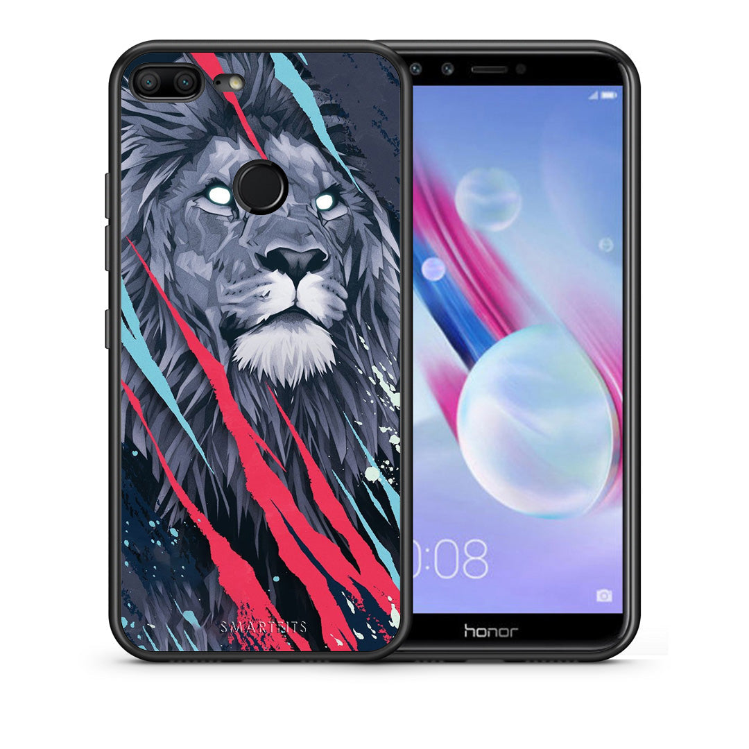 PopArt Lion Designer - Honor 9 Lite θήκη
