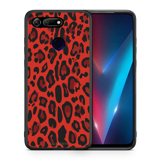 Animal Red Leopard - Honor View 20 θήκη