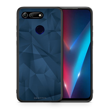 Geometric Blue Abstract - Honor View 20 θήκη