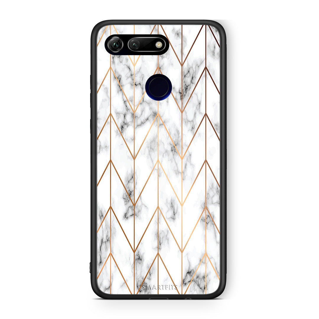Marble Gold Geometric - Honor View 20 θήκη