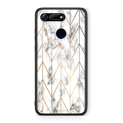 Marble Gold Geometric - Honor View 20 θήκη