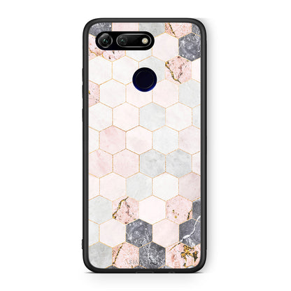 Marble Hexagon Pink - Honor View 20 θήκη