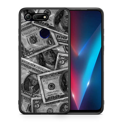 Money Dollars - Honor View 20 θήκη