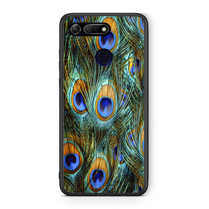 Real Peacock Feathers - Honor View 20 θήκη