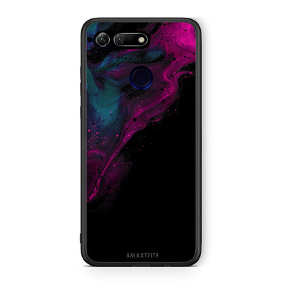 Watercolor Pink Black - Honor View 20 θήκη