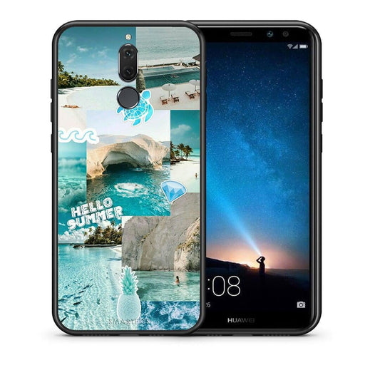 Θήκη Huawei Mate 10 Lite Aesthetic Summer από τη Smartfits με σχέδιο στο πίσω μέρος και μαύρο περίβλημα | Huawei Mate 10 Lite Aesthetic Summer case with colorful back and black bezels