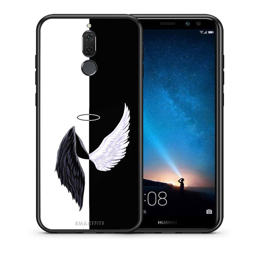 Θήκη Huawei Mate 10 Lite Angels Demons από τη Smartfits με σχέδιο στο πίσω μέρος και μαύρο περίβλημα | Huawei Mate 10 Lite Angels Demons case with colorful back and black bezels