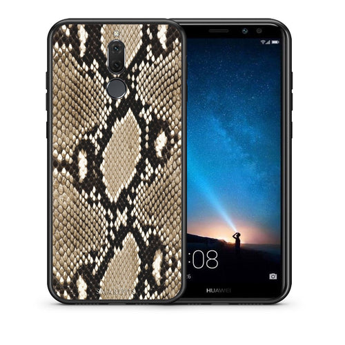 Θήκη Huawei Mate 10 Lite Fashion Snake Animal από τη Smartfits με σχέδιο στο πίσω μέρος και μαύρο περίβλημα | Huawei Mate 10 Lite Fashion Snake Animal case with colorful back and black bezels
