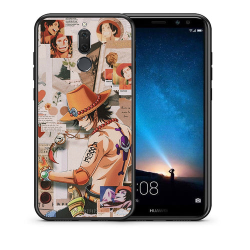 Θήκη Huawei Mate 10 Lite Anime Collage από τη Smartfits με σχέδιο στο πίσω μέρος και μαύρο περίβλημα | Huawei Mate 10 Lite Anime Collage case with colorful back and black bezels