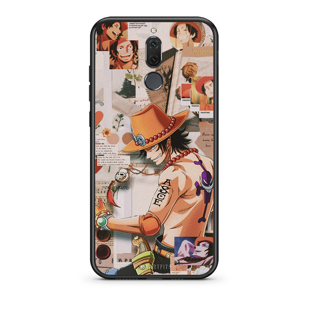 huawei mate 10 lite Anime Collage θήκη από τη Smartfits με σχέδιο στο πίσω μέρος και μαύρο περίβλημα | Smartphone case with colorful back and black bezels by Smartfits