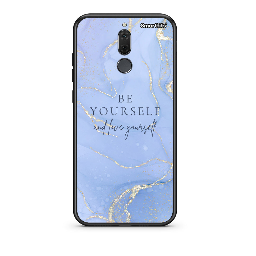 huawei mate 10 lite Be Yourself θήκη από τη Smartfits με σχέδιο στο πίσω μέρος και μαύρο περίβλημα | Smartphone case with colorful back and black bezels by Smartfits