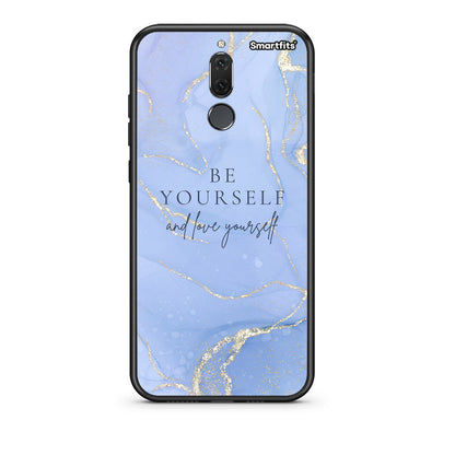 huawei mate 10 lite Be Yourself θήκη από τη Smartfits με σχέδιο στο πίσω μέρος και μαύρο περίβλημα | Smartphone case with colorful back and black bezels by Smartfits