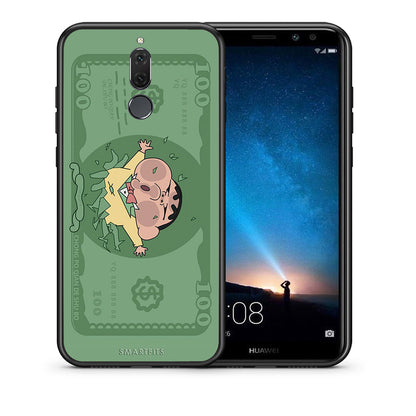 Θήκη Αγίου Βαλεντίνου Huawei Mate 10 Lite Big Money από τη Smartfits με σχέδιο στο πίσω μέρος και μαύρο περίβλημα | Huawei Mate 10 Lite Big Money case with colorful back and black bezels