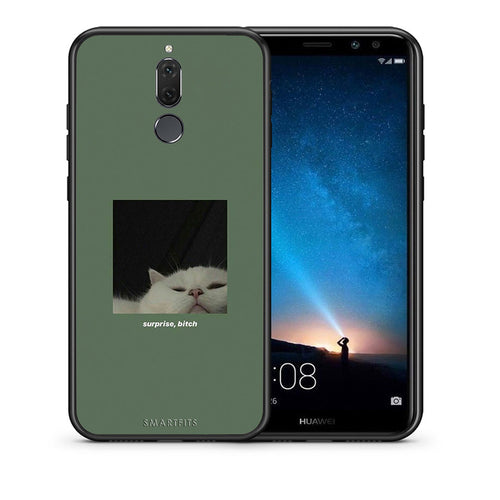 Θήκη Huawei Mate 10 Lite Bitch Surprise από τη Smartfits με σχέδιο στο πίσω μέρος και μαύρο περίβλημα | Huawei Mate 10 Lite Bitch Surprise case with colorful back and black bezels