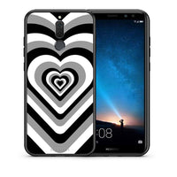 Thumbnail for Θήκη Huawei Mate 10 Lite Black Hearts από τη Smartfits με σχέδιο στο πίσω μέρος και μαύρο περίβλημα | Huawei Mate 10 Lite Black Hearts case with colorful back and black bezels