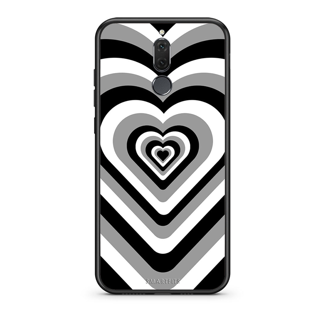 huawei mate 10 lite Black Hearts θήκη από τη Smartfits με σχέδιο στο πίσω μέρος και μαύρο περίβλημα | Smartphone case with colorful back and black bezels by Smartfits