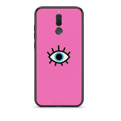 huawei mate 10 lite Blue Eye Pink θήκη από τη Smartfits με σχέδιο στο πίσω μέρος και μαύρο περίβλημα | Smartphone case with colorful back and black bezels by Smartfits
