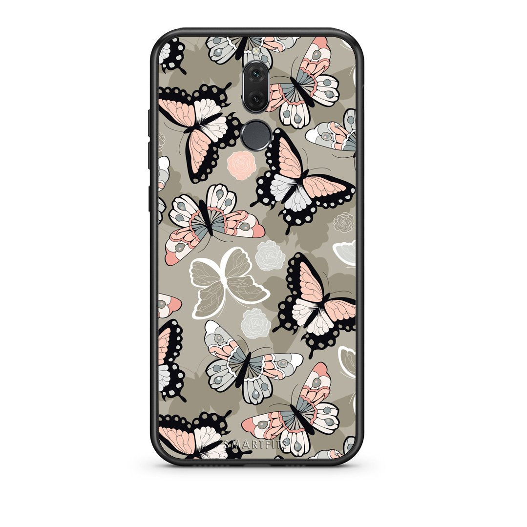 135 - huawei mate 10 lite Butterflies Boho case, cover, bumper
