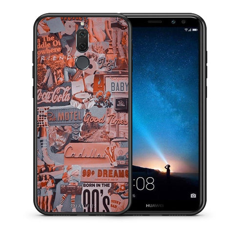 Θήκη Huawei Mate 10 Lite Born In 90s από τη Smartfits με σχέδιο στο πίσω μέρος και μαύρο περίβλημα | Huawei Mate 10 Lite Born In 90s case with colorful back and black bezels