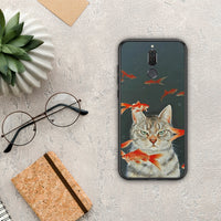 Thumbnail for Cat Goldfish - Huawei Mate 10 Lite θήκη