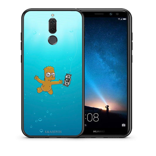 Θήκη Huawei Mate 10 Lite Chasing Money από τη Smartfits με σχέδιο στο πίσω μέρος και μαύρο περίβλημα | Huawei Mate 10 Lite Chasing Money case with colorful back and black bezels