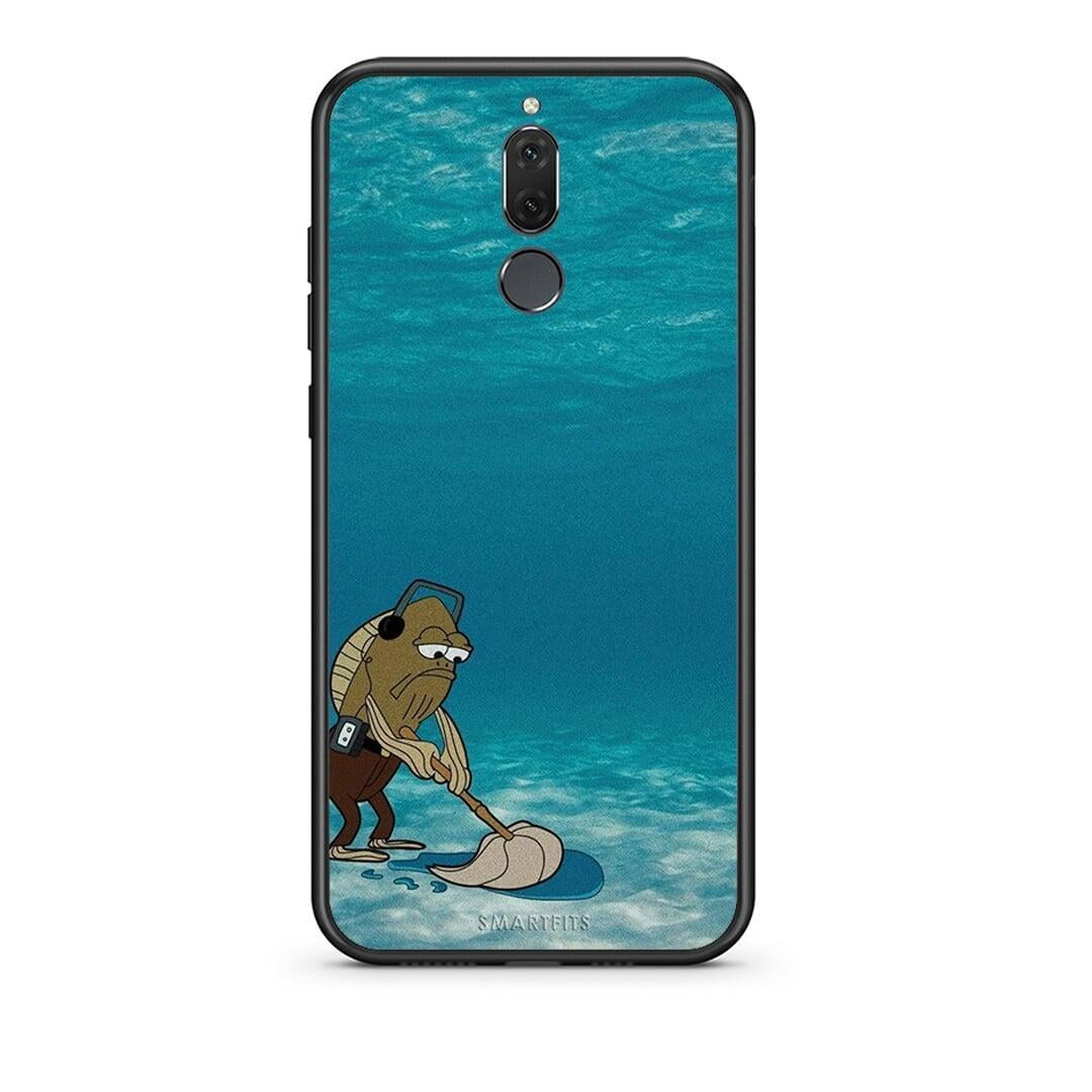huawei mate 10 lite Clean The Ocean Θήκη από τη Smartfits με σχέδιο στο πίσω μέρος και μαύρο περίβλημα | Smartphone case with colorful back and black bezels by Smartfits
