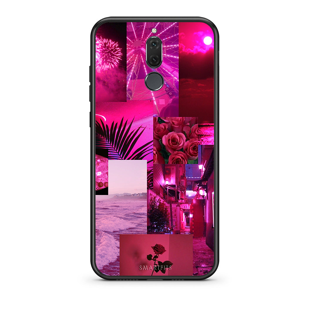 huawei mate 10 lite Collage Red Roses Θήκη Αγίου Βαλεντίνου από τη Smartfits με σχέδιο στο πίσω μέρος και μαύρο περίβλημα | Smartphone case with colorful back and black bezels by Smartfits