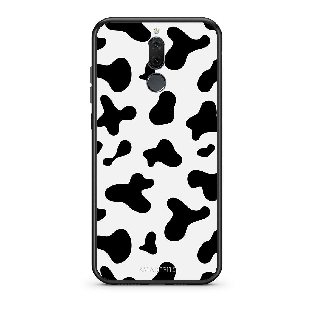 huawei mate 10 lite Cow Print θήκη από τη Smartfits με σχέδιο στο πίσω μέρος και μαύρο περίβλημα | Smartphone case with colorful back and black bezels by Smartfits