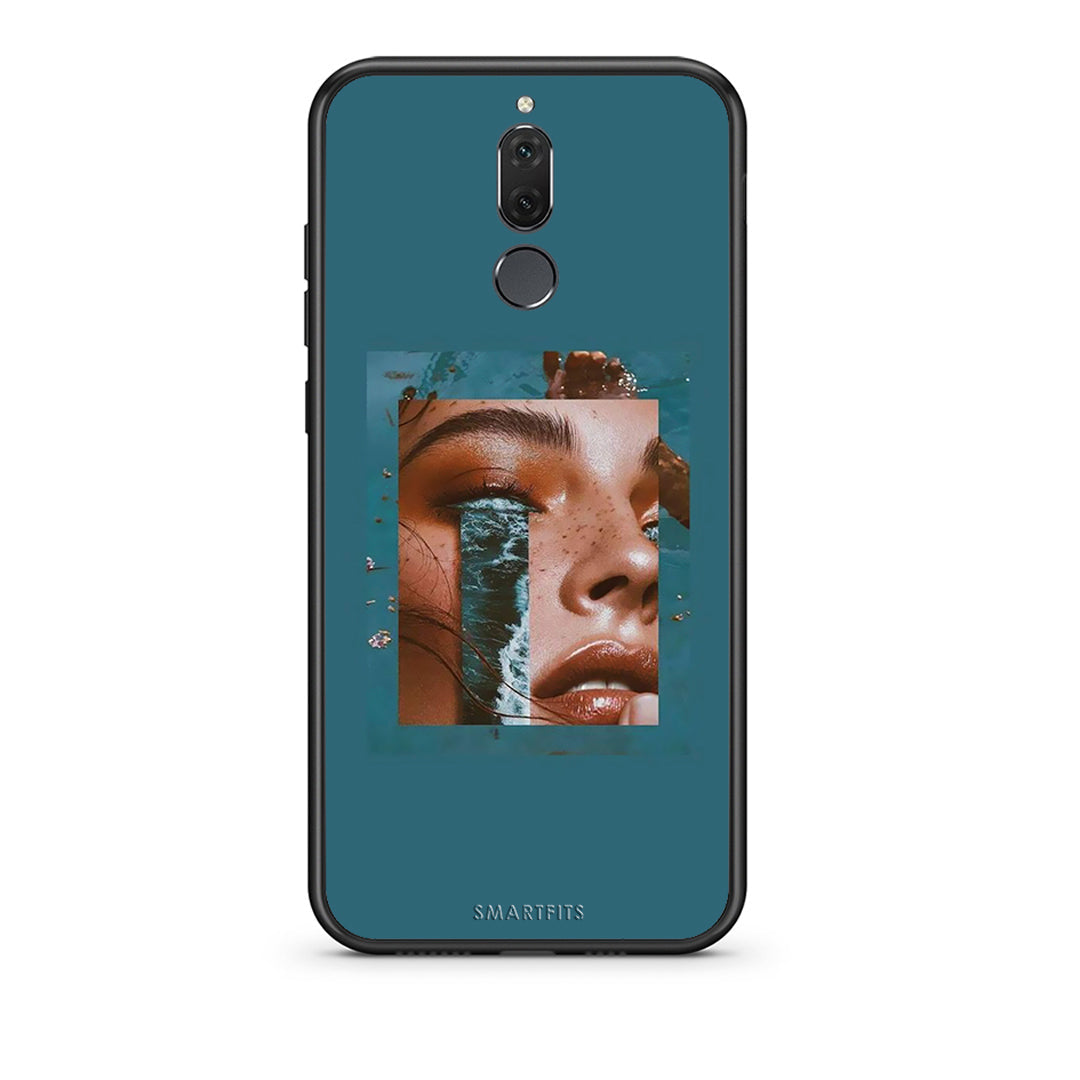 huawei mate 10 lite Cry An Ocean θήκη από τη Smartfits με σχέδιο στο πίσω μέρος και μαύρο περίβλημα | Smartphone case with colorful back and black bezels by Smartfits