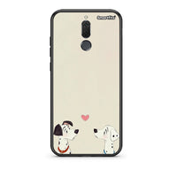 Thumbnail for huawei mate 10 lite Dalmatians Love θήκη από τη Smartfits με σχέδιο στο πίσω μέρος και μαύρο περίβλημα | Smartphone case with colorful back and black bezels by Smartfits