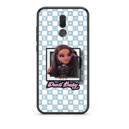 huawei mate 10 lite Devil Baby Θήκη Αγίου Βαλεντίνου από τη Smartfits με σχέδιο στο πίσω μέρος και μαύρο περίβλημα | Smartphone case with colorful back and black bezels by Smartfits