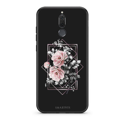 4 - huawei mate 10 lite Frame Flower case, cover, bumper